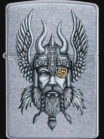 تصویر فندک زیپو مدل Zippo Viking Warrior Design کد 29871 Zippo Viking Warrior Design Lighter 29871