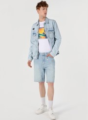 تصویر شلوارک مردانه فاق نرمال راسته | کالینز Colin’s .CL1064419_Q1.V1_DN06202 