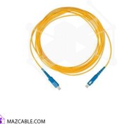 تصویر کابل فیبرنوری SC-SC سینگل مود UPC-UPC طول 5 متر Optical Fiber Patch Cord 5M UPC-UPC