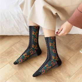 تصویر جوراب طرح بهشت 