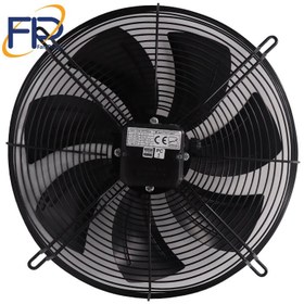 تصویر فن ايلکای هفت پر فلزی (بدون قاب) دمنده سایز 45 (سه فاز) مدل VIK-45A4T2-L Damande ILKA AXIAL FLOW FANS FORWARD