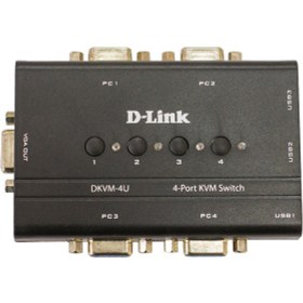 تصویر سوئیچ KVM دی لینک مدل D-Link DKVM-4U ا سوییچ 4 پورت KVM USB دی-لینک مدل DKVM‎-4U سوییچ 4 پورت KVM USB دی-لینک مدل DKVM‎-4U