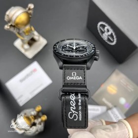 تصویر ساعت امگا سواچ اسنوپی مشکی OMEGA SWATCH SNOOPY امگا ( Omega )