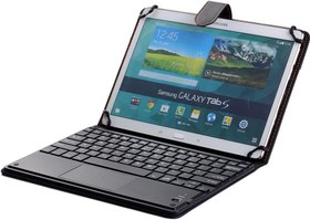 تصویر کاور صفحه کلید سامسونگ Galaxy Tab S6 ، کیبورد تبلت Tablet Universal 10 &#39;&#39; ، کاور چرمی مصنوعی با صفحه کلید بلوتوث (ماوس TOUCHPAD) برای 10.5 &#39;&#39; Samsung Galaxy Tab S6 (SM-T860 / T865) 