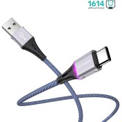 تصویر کابل تبدیل USB به USB-C بروفون مدل BU25 طول 1.2 متر Borofone BU25 Type-C Cable 1.2m