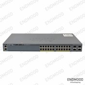تصویر سوئیچ سیسکو مدل WS-C2960X-24TS-L استوک Cisco WS-C2960X-24TS-L 24Port Switch Stock