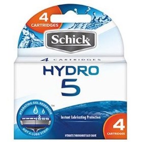 تصویر تیغ یدک 5 لبه هایدرو شیک SCHICK schick 5-edge hydro-stylish spare razor