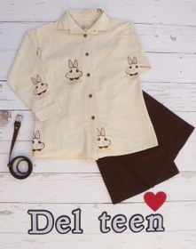 تصویر شومیز لینن گلدوزی Blouse