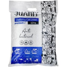 تصویر خاک کیسه ای گربه پریمیوم برند ژوانیت 10 کیلوگرمی Juanit Clumping Cat Litter Perimium 10Kg