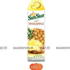 تصویر آبمیوه طبیعی آناناس 1ليتری سان استار - بازار فوری Sunstar Natural Pineapple Juice 1 Liter