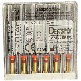 تصویر فایل روتاری سایز Rotary File DENTSPLY F2 