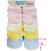 تصویر جوراب فانتزی نوزاد 