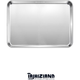 تصویر سینی استیل یخچالی 30×40 ضخامت 0.5 استیل فرم SF 