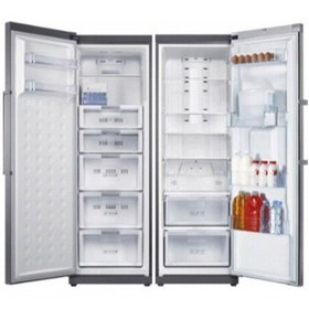 تصویر یخچال فریزر دوقلو اسنوا مدل SRDi/SFDi-M210 ظرفیت ۳۸ فوت نقره ای 