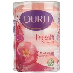 تصویر صابون درو 4 عددی دورو مدل DURU Floral Fresh وزن 460 گرم 