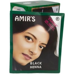 تصویر حنا هندی مشکی امیر بسته ۶ عددی ۱۵ گرمی 