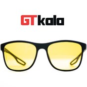 تصویر عینک شب پرادا مدل P8084 فریم مشکی 