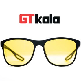 تصویر عینک شب پرادا مدل P8084 فریم مشکی 