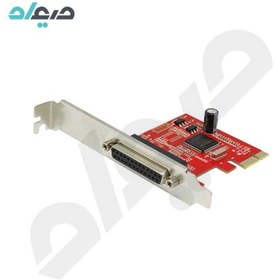 تصویر کارت اینترنال PCI Express پورت پارالل IEEE1284 یونیتک مدل Y-7507 