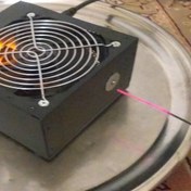 تصویر کوره القایی سیخ سیم سرخ داغ کن خانگی و خودرویی 220 و 12 ولت فن بزرگ سفارشی 