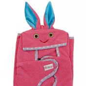 تصویر حوله عروسکی صورتی پررنگ برای حیوانات خانگی کد 5908 