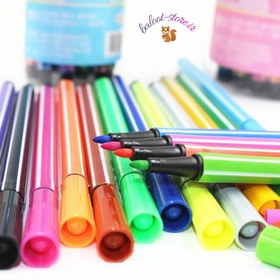 تصویر ماژیک 12 رنگ طرح هویج 