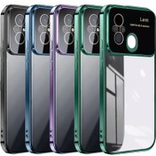 تصویر قاب گوشی شیائومی Redmi 12C شفاف ژله ای محافظ لنز دار 