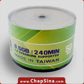 تصویر دی‌وی‌دی خام ناین (9 گیگ) پرینتیبل (قابل چاپ) بینگو - 50 عددی 