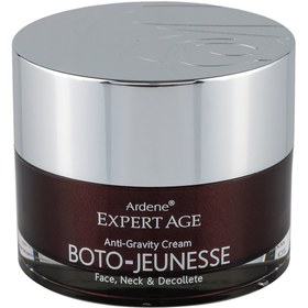 تصویر کرم ضد افتادگی قوی صورت، گردن و دکلته آردن اکسپرت ایج Rose Noire Boto Jeuness Anti Gravity Cream ARDENE Expert Age