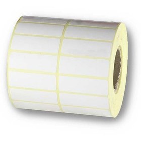 تصویر لیبل کاغذی تاپ لیبل دو ردیف 45x30 45x30 2x Thermal Printer Paper Label