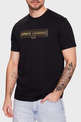 تصویر تی شرت آستین کوتاه طرح دار مردانه Armani Exchange | 3RZTRA ZJ9AZ 1200 