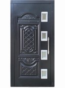 تصویر درب آسانسور لولایی مدل ایساتیس (KF600) Hinged elevator door model Isatis (KF600)