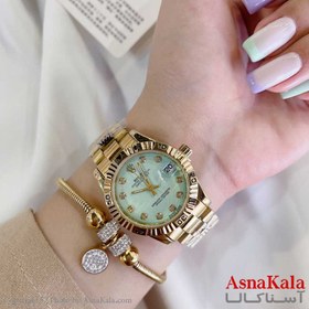 تصویر ساعت مچی عقربه ای زنانه رولکس مدل دیت جاست ROLEX DATE JUST WATCH WOMEN کد WTCH1117W 