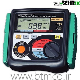 تصویر تستر مقاومت عایقی دیجیتال کیوریتسو مدل kyoritsu 3007A Kyoritsu 3007A Digital Insulation and Continuity Tester