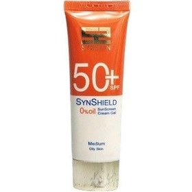 تصویر کرم ژل ضد آفتاب 50+ SPF، رنگی (مدیوم)، مناسب پوست چرب 