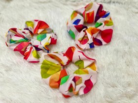 تصویر کش اسکرانچی مو رنگی 