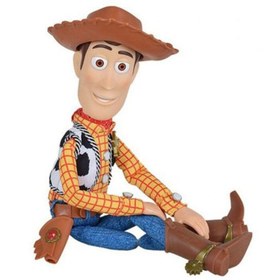 تصویر عروسک وودی سخنگو از انیمیشن داستان اسباب‌بازی با ارتفاع 16 اینچ برند general Toy Story Talking Woody Doll 16 inch