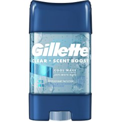 تصویر استیک ضد تعریق ژله ای ژیلت Gillette مدل Cool Wave وزن 80 گرم 