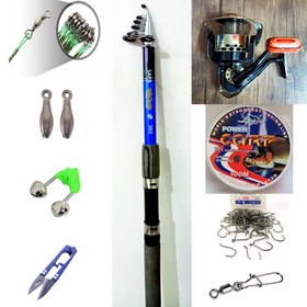 تصویر ست چوب ساپا 3.60 و چرخ دیوزن 7000 SAPA & Diozen fishing set