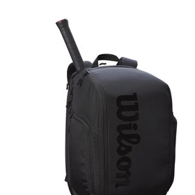 تصویر کوله تنیس ویلسون مدل Wilson Super Tour Pro Staff Backpack Black کوله ویلسون پرو استف