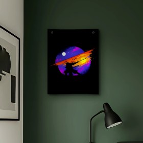 تصویر بکدراپ طرح سامورایی کد 123 