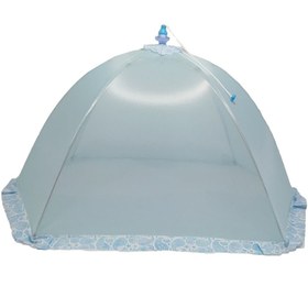 تصویر پشه بند کودک مدل چتری حریر 6 کد 101 - طوسی 