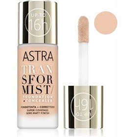 تصویر کرم پودر ترنسفورمیست آسترا 02C Astra Make-upTransformist long-lasting foundation 