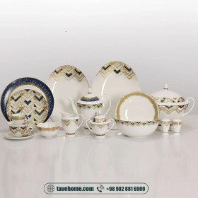 تصویر سرویس چینی 133 پارچه الیزابت 