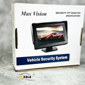 تصویر مانیتور روداشبردی 4.3 اینچی برند max vision 