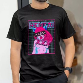 تصویر تیشرت طرح انیمه هنتای کد ۹۹ 