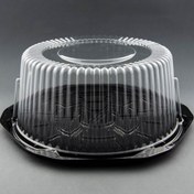 تصویر ظرف حمل کیک متوسط ۸۰ عددی یکبار مصرف 