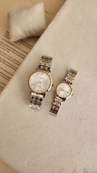 تصویر ساعت مچی زنانه دور طلایی از برند ROMANSON 