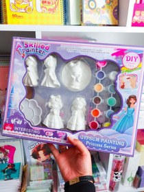 تصویر پک رنگ آمیزی مجسمه های دیزنی 