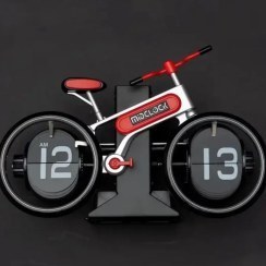 تصویر ساعت ورقه ای دوچرخه Bicycle sheet clock